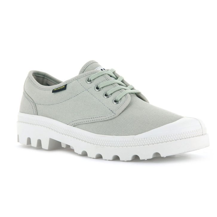 Palladium Pallabrousse Women's Oxfords Shoes Mint | UK J173-XUN